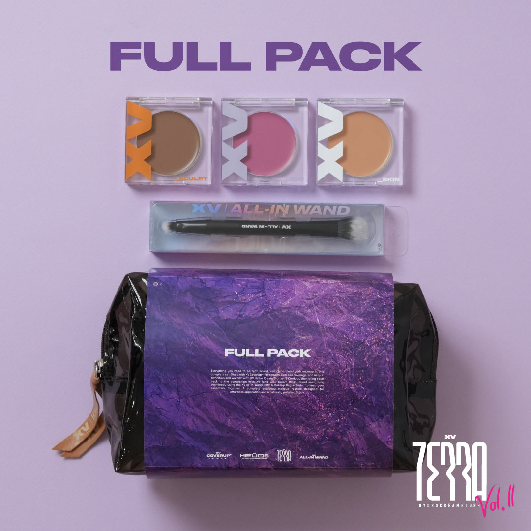 [Full Pack] | XV Coverup + XV Terra + XV Helios + XV All-In Wand + Makeup Bag